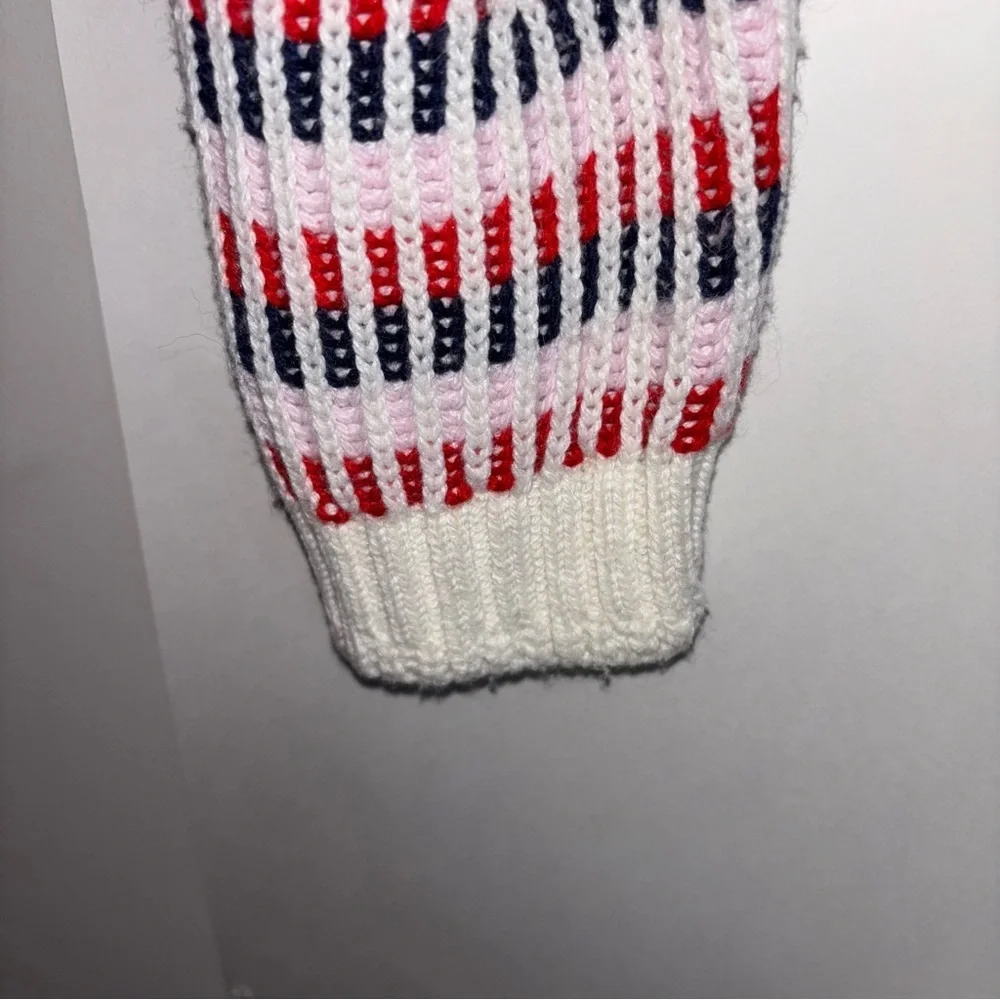 Tommy Hilfiger Red Black Striped Small - Picture 8 of 10